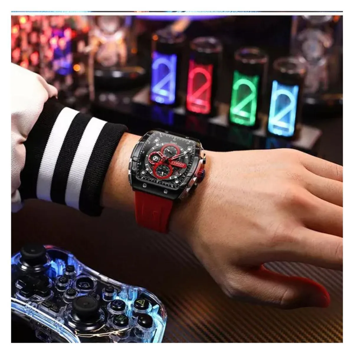 CURREN - Reloj Curren kred8204 Hombre + Estuche