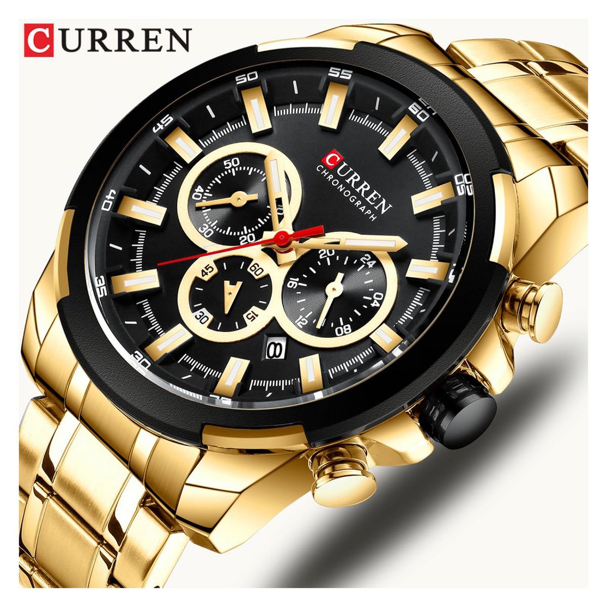 CURREN - Reloj Curren krec9418 Hombre + Estuche
