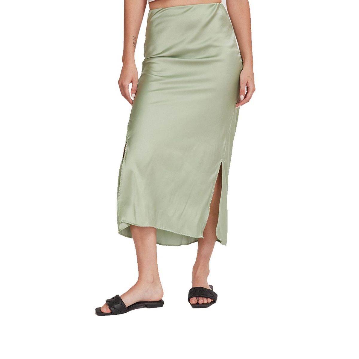 FINDING MAGNOLIA - Falda 100% Seda Mujer Finding Magnolia