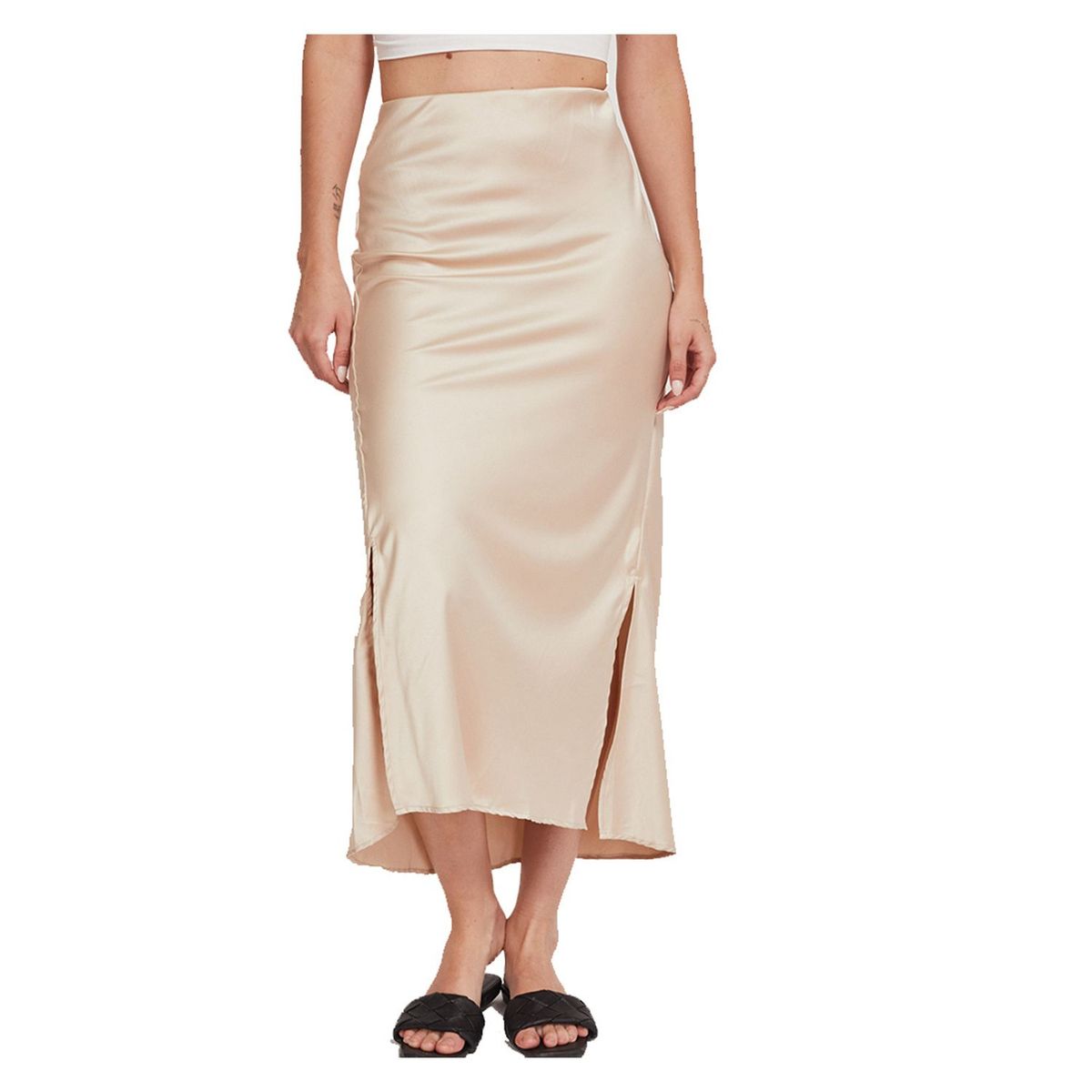 FINDING MAGNOLIA - Falda 100% Seda Mujer Finding Magnolia