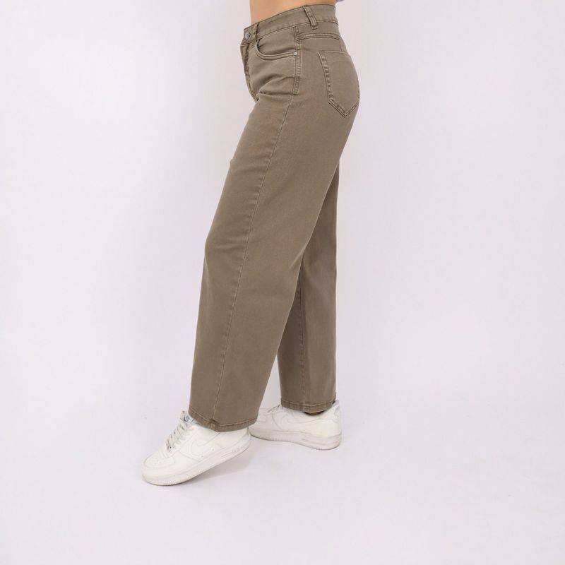 KAYRA POBLET - Jean Wide Leg Tiro Alto Mujer Kayra Poblet