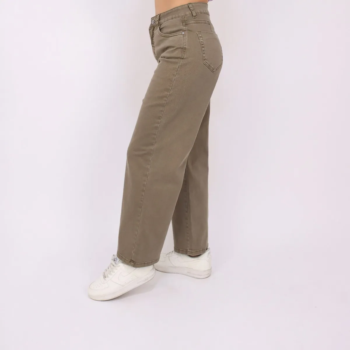 KAYRA POBLET - Jean Wide Leg Tiro Alto Mujer Kayra Poblet