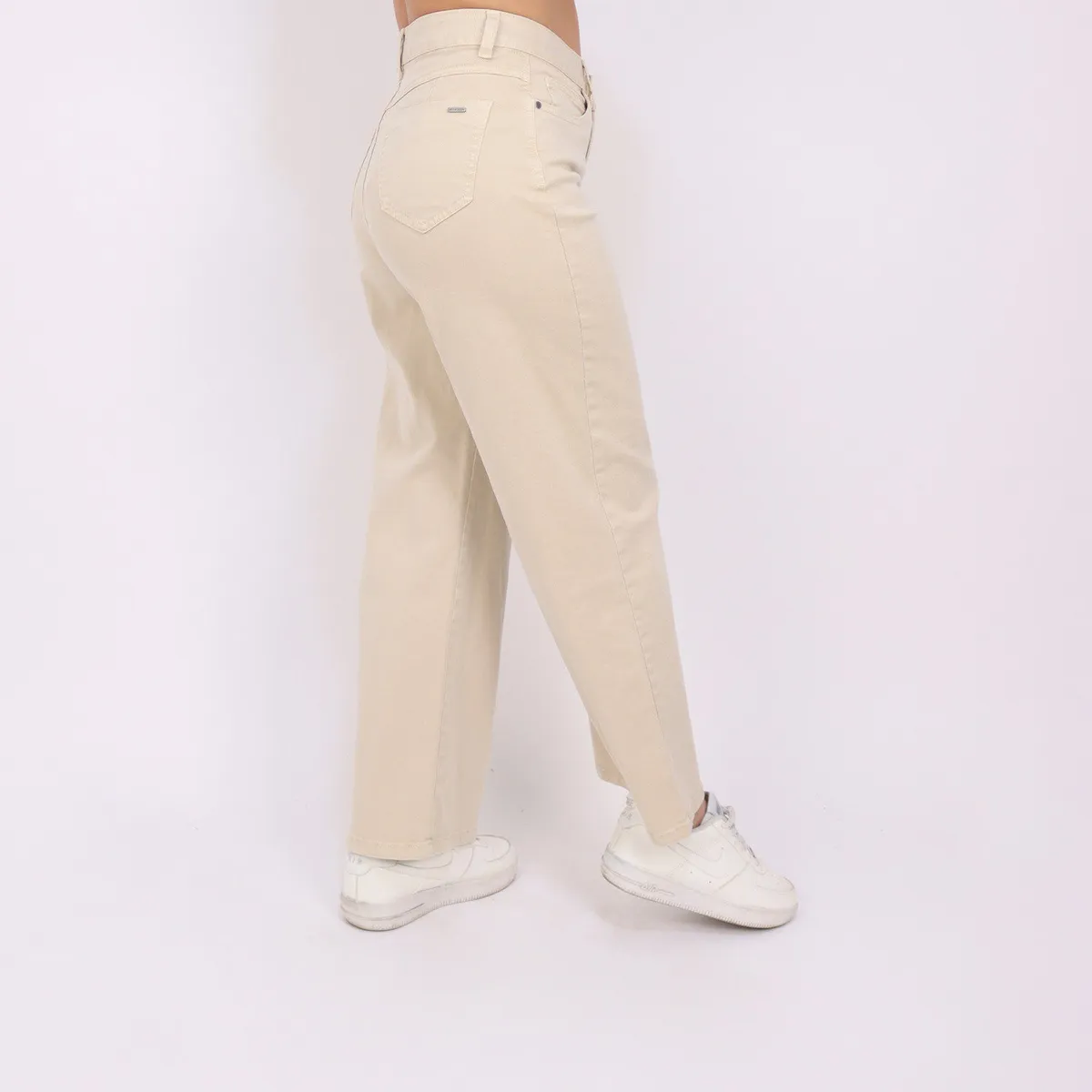 KAYRA POBLET - Jean Wide Leg Tiro Alto Mujer Kayra Poblet