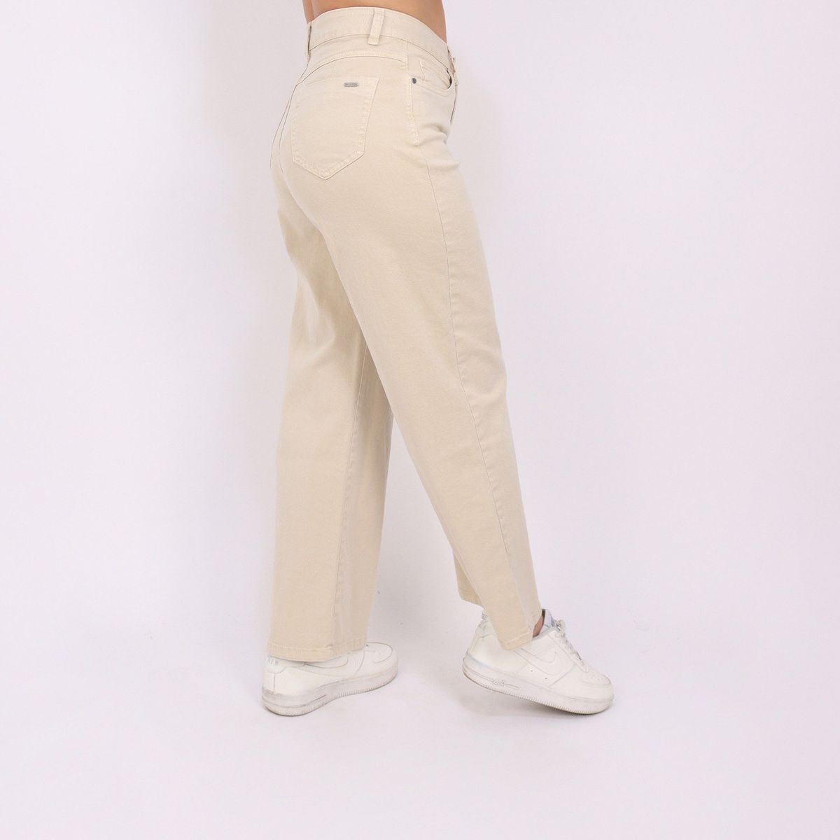 KAYRA POBLET - Jean Wide Leg Tiro Alto Mujer Kayra Poblet