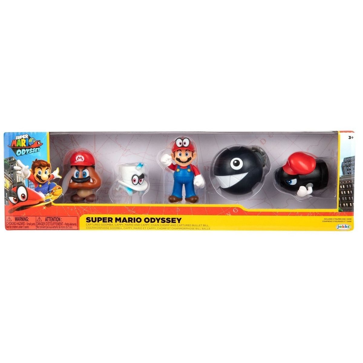 NINTENDO - Pack x5 Figuras Nintendo Mario 6 cm