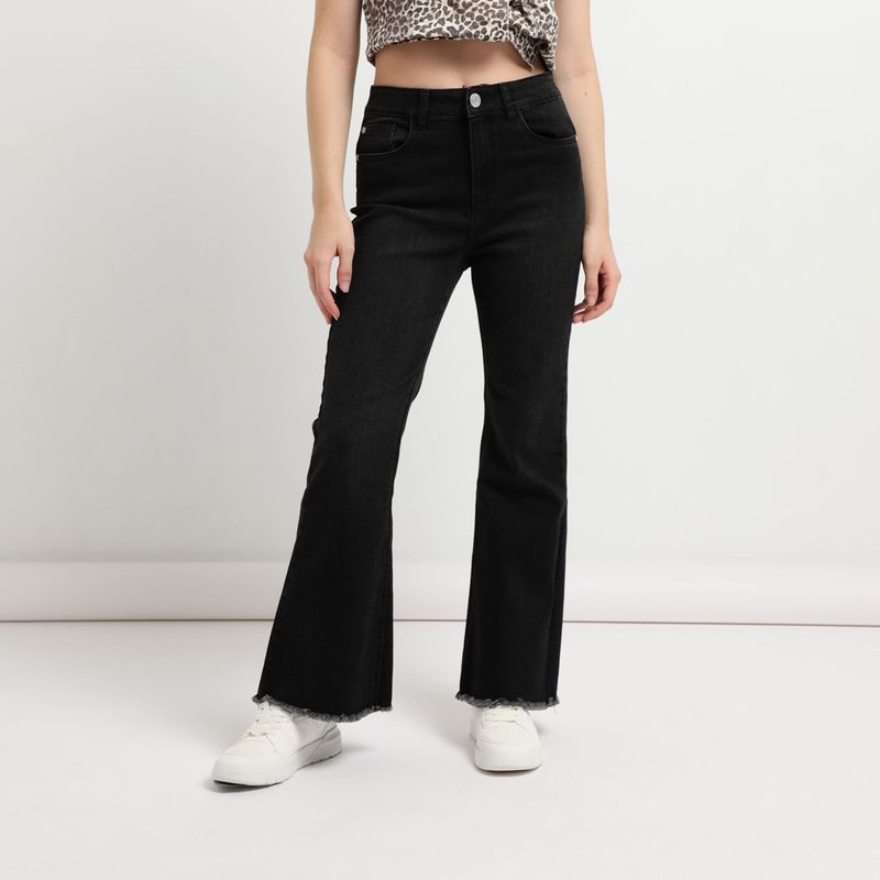 SYBILLA - Jean Flare Algodón Mujer Sybilla