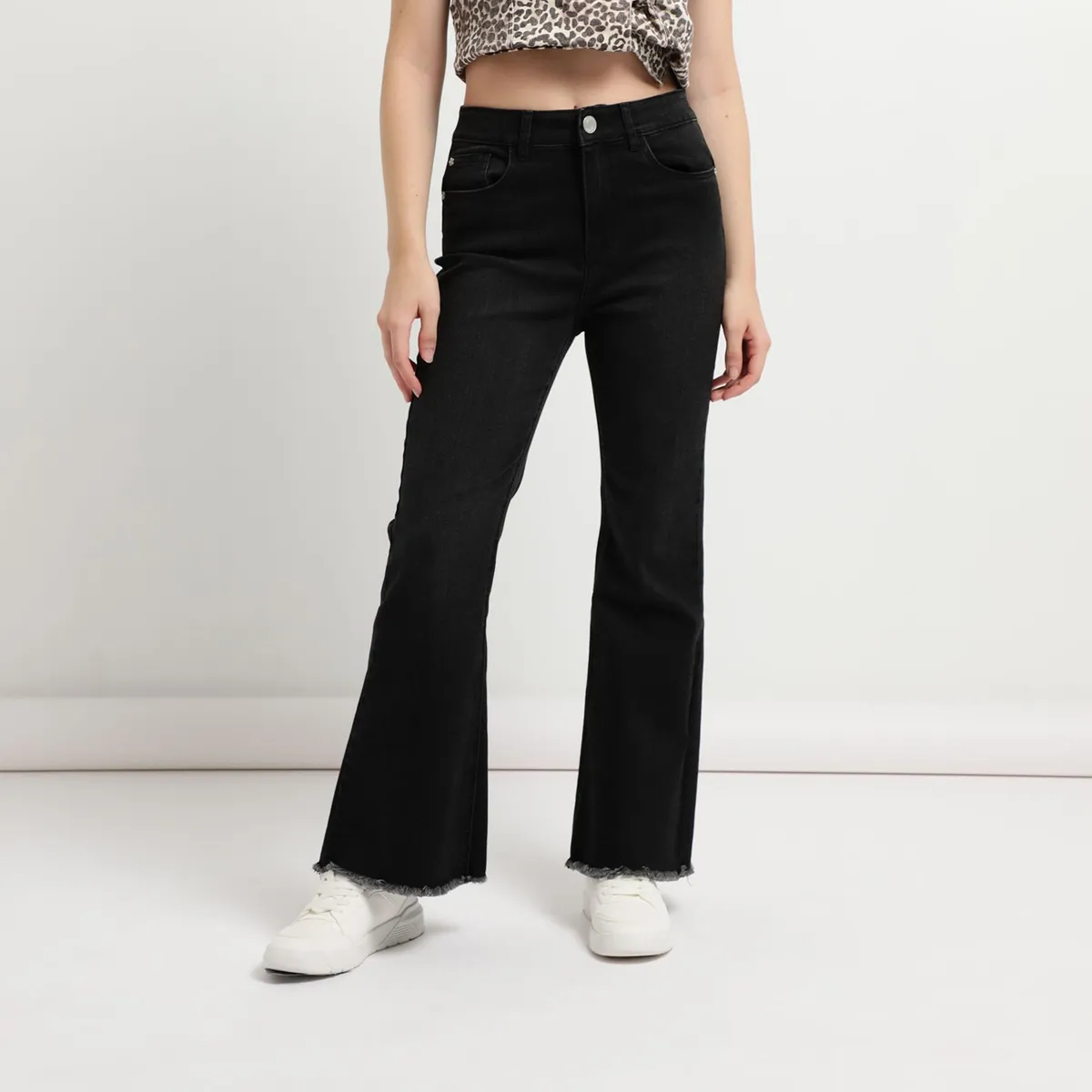 SYBILLA - Jean Flare Algodón Mujer Sybilla