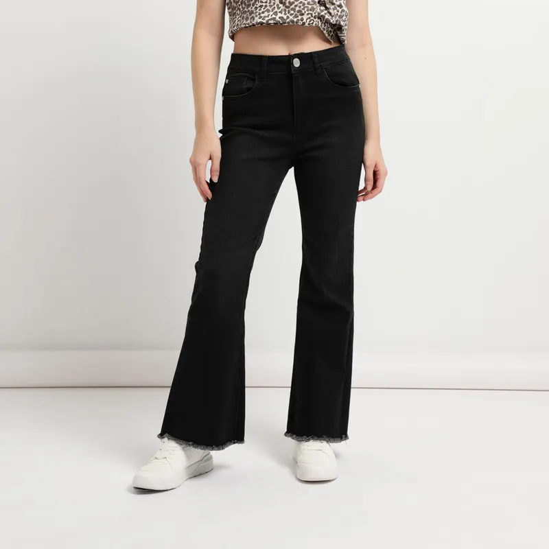 SYBILLA - Jean Flare Algodón Mujer Sybilla