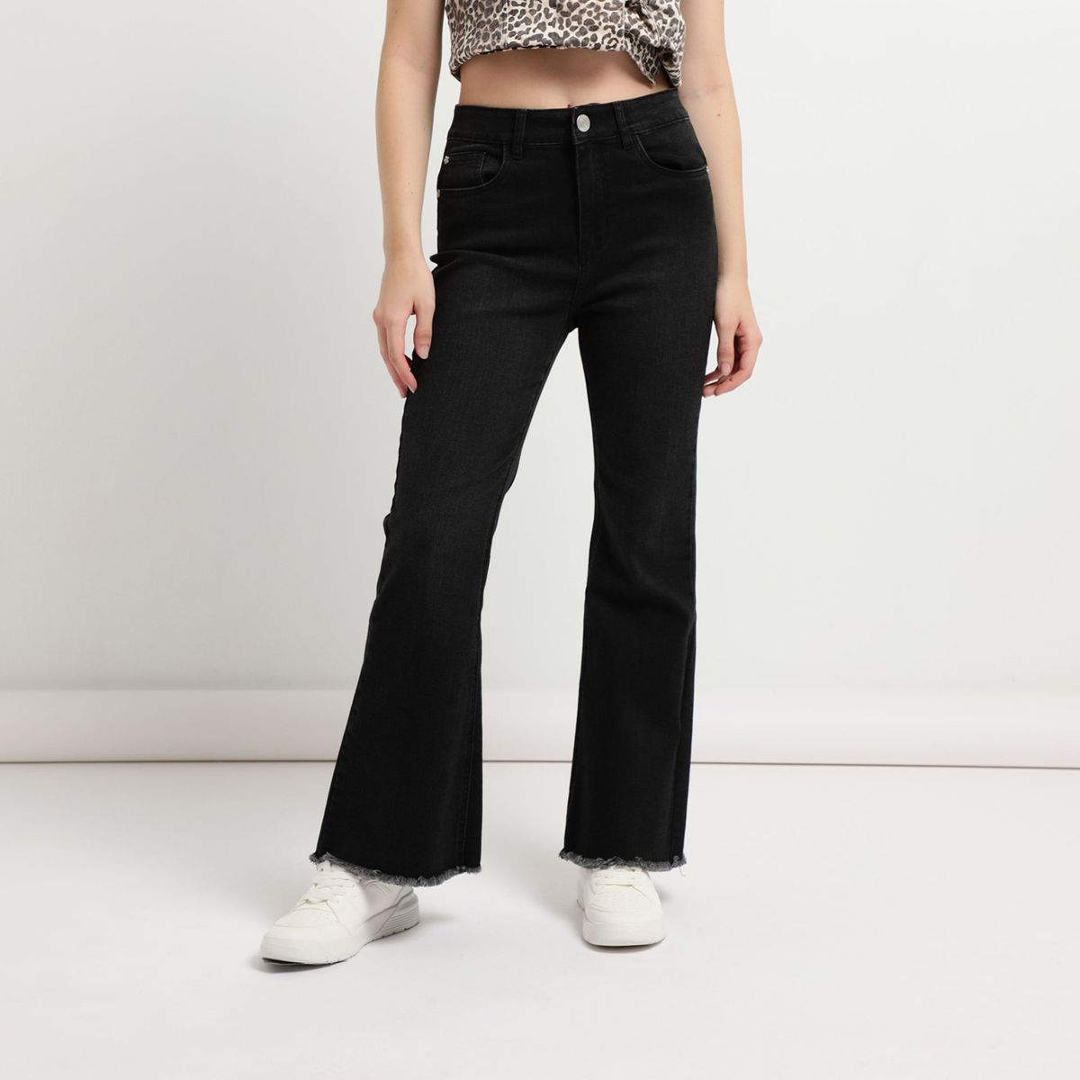 SYBILLA - Jean Flare Algodón Mujer Sybilla