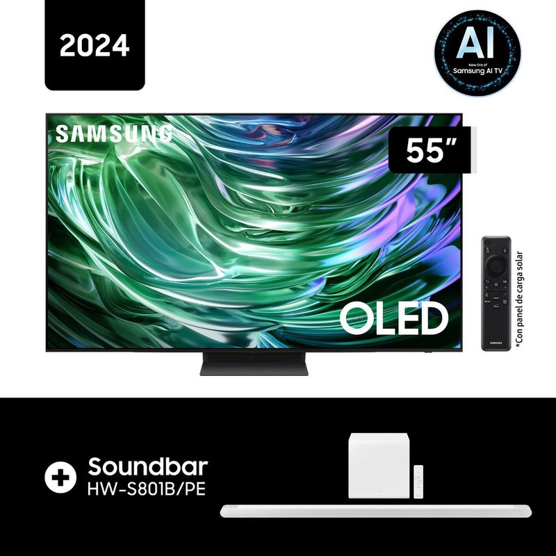 SAMSUNG - Televisor Samsung Oled 55'' 4k S90d Tizen Os Smart Tv (2024)