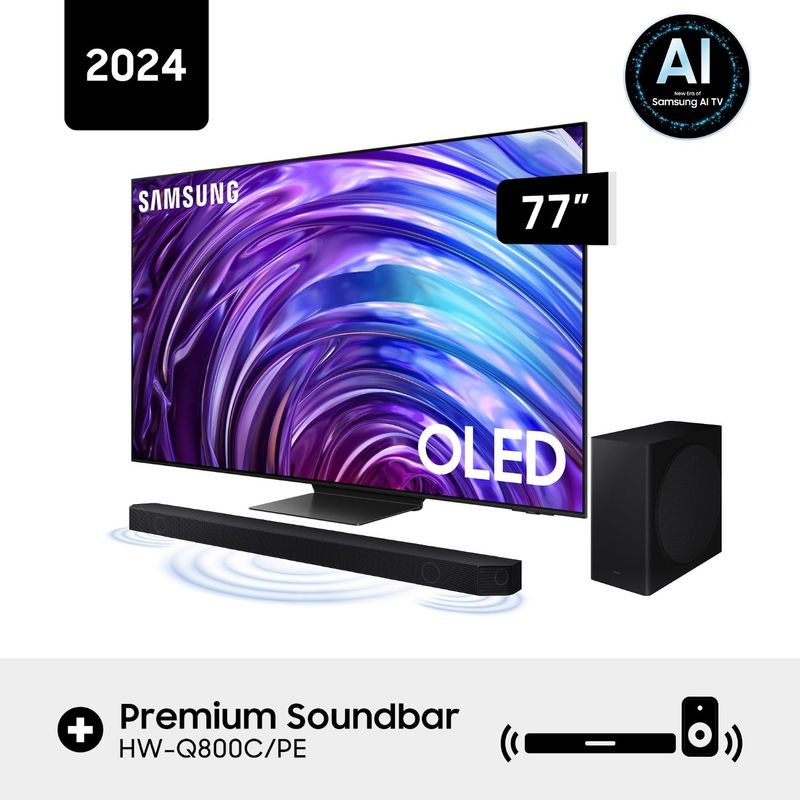 SAMSUNG - Televisor Samsung Oled 77'' S95d 4k Tizen Os Smart Tv (2024)