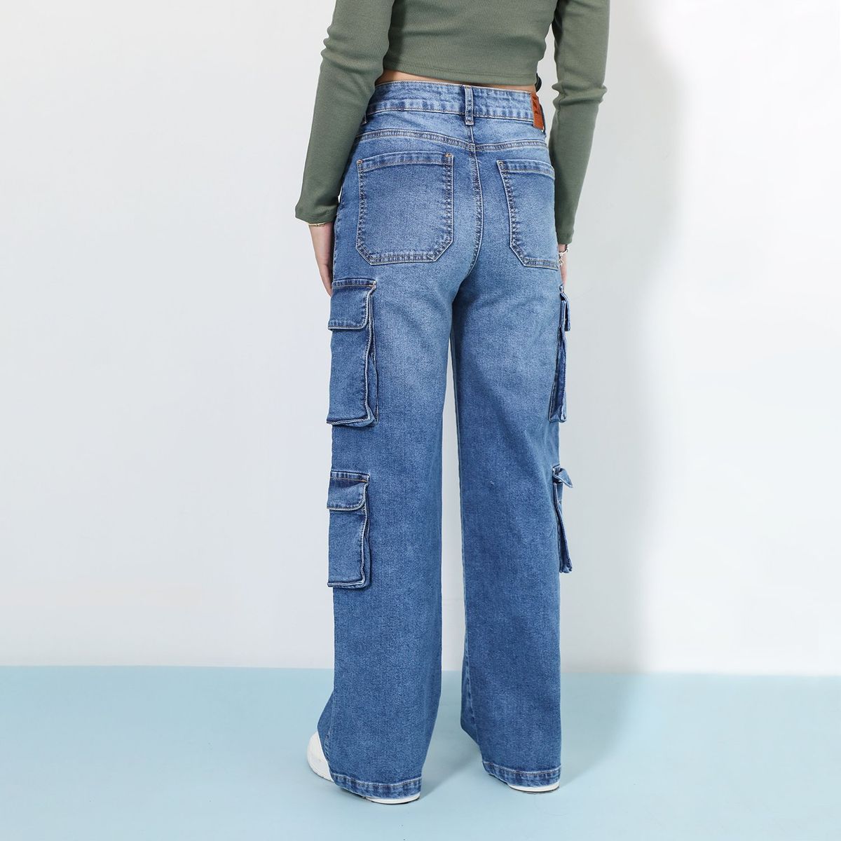 DOO AUSTRALIA - Jean Cargo Algodón Mujer Doo Australia