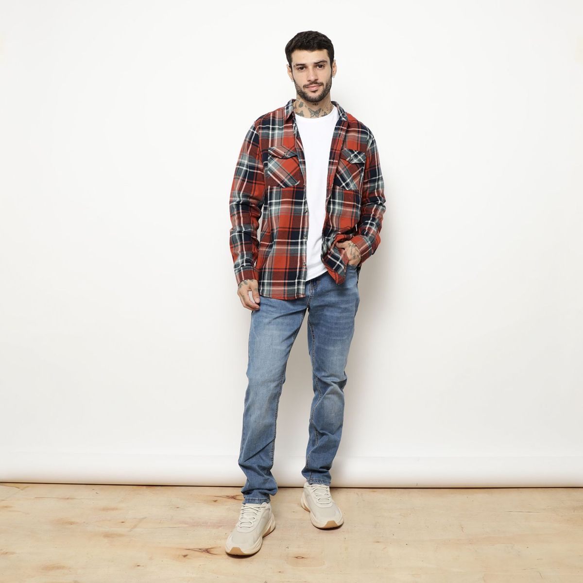 RIP CURL - Camisa Manga Larga 100% Algodón Hombre Rip Curl