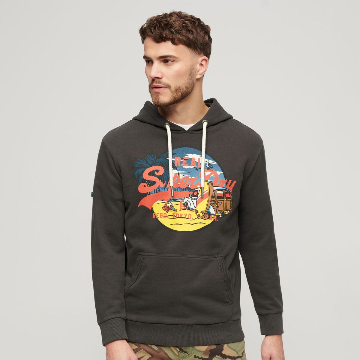 SUPERDRY - Polera 100% Algodón Hombre Superdry