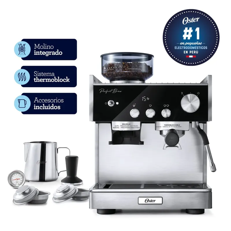 OSTER - Cafetera Para Espresso Perfect Brew Máxima