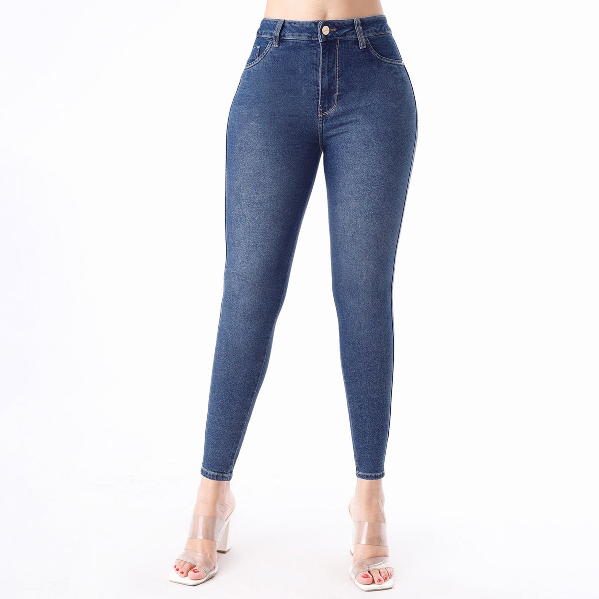 KANSAS - Pantalón Skinny Algodón Mujer Kansas