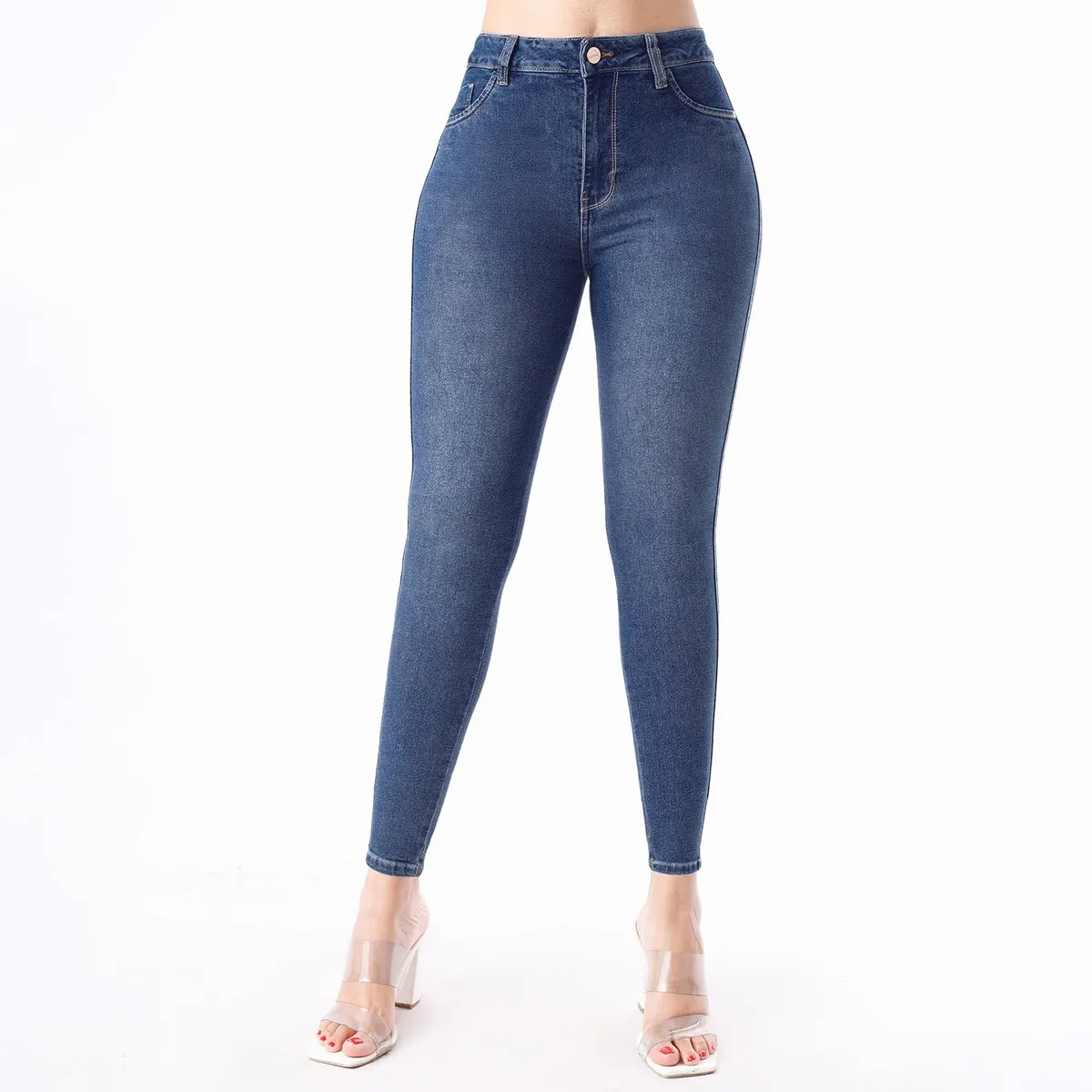 KANSAS - Pantalón Skinny Algodón Mujer Kansas