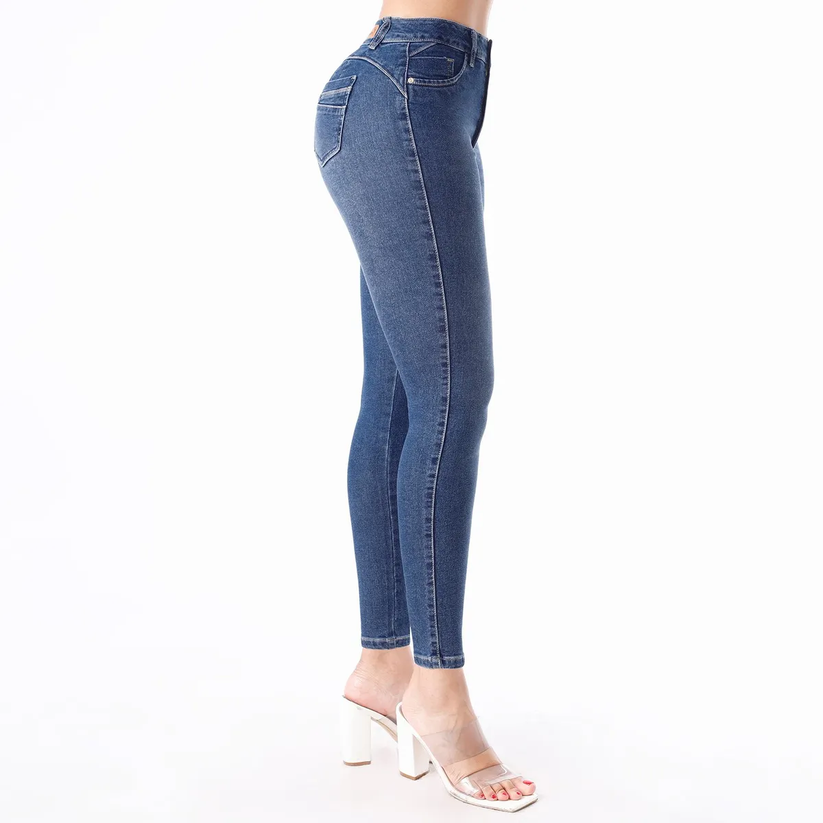 KANSAS - Pantalón Skinny Algodón Mujer Kansas
