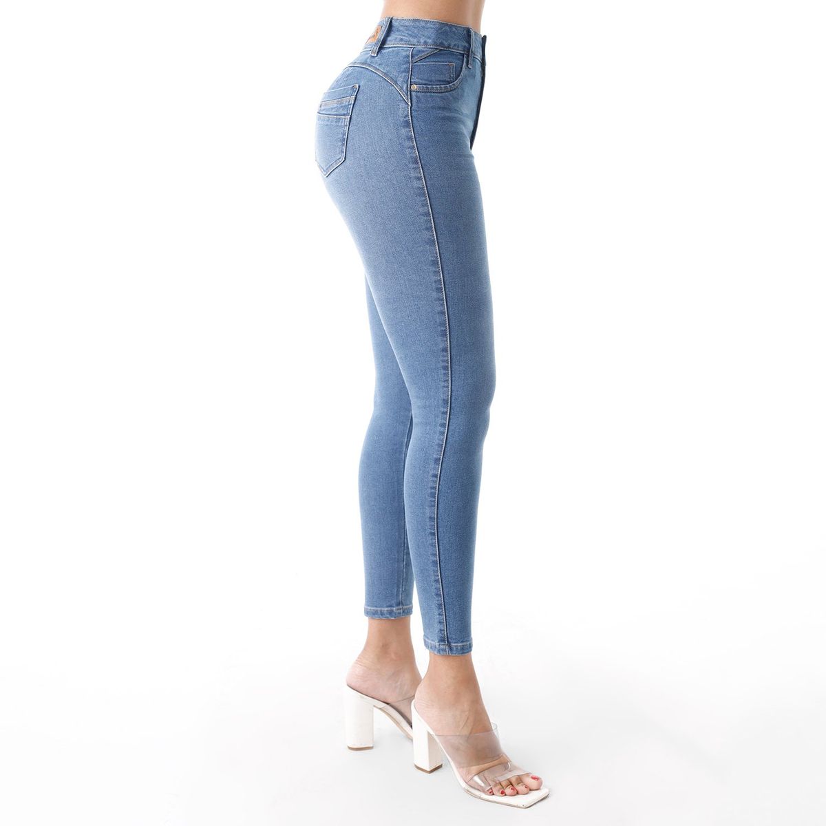 KANSAS - Pantalón Skinny Algodón Mujer Kansas