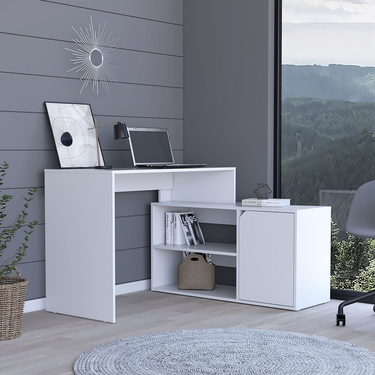 TUHOME - Escritorio Esquinero 1 Puerta Rennes