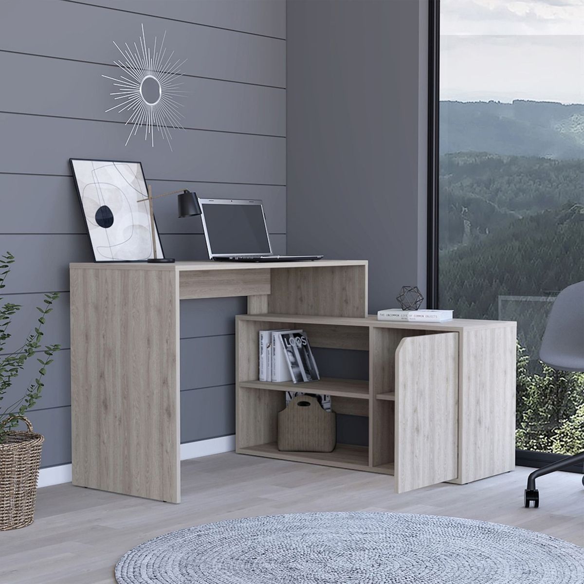 TUHOME - Escritorio Esquinero 1 Puerta Rennes