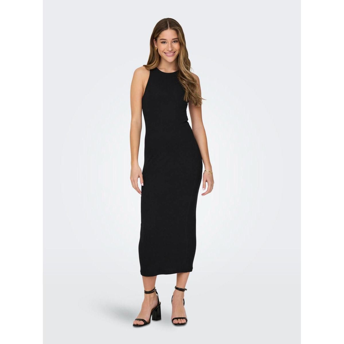 ONLY - Vestido Largo Algodón Mujer Only