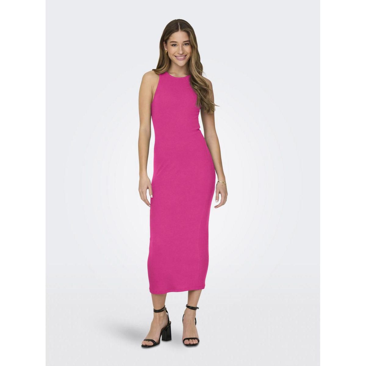 ONLY - Vestido Largo Algodón Mujer Only