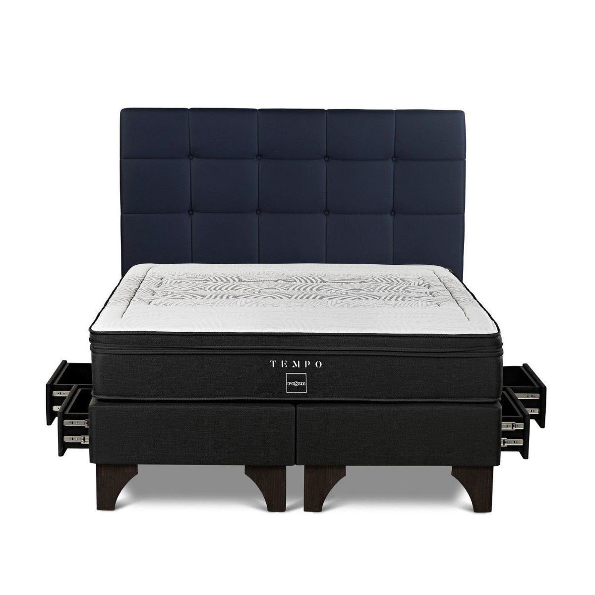 ROSEN - Cama Cajones Tempo Issey Azul King