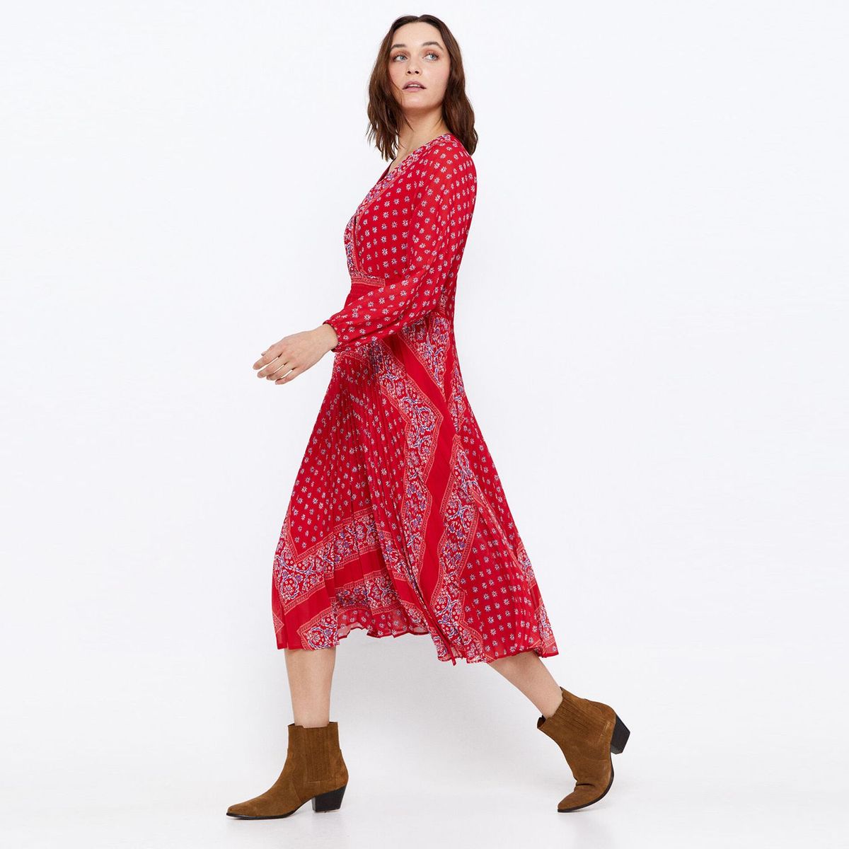 CORTEFIEL - Vestido Largo Mujer Cortefiel