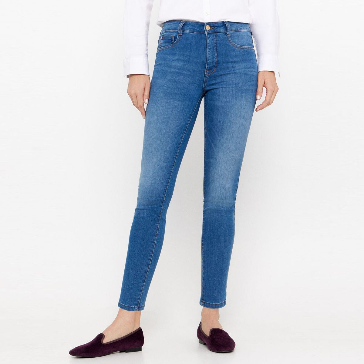 CORTEFIEL - Jean Algodón Mujer Cortefiel