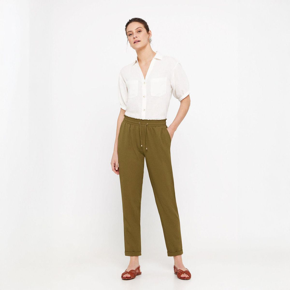 CORTEFIEL - Pantalón Casual Mujer Cortefiel