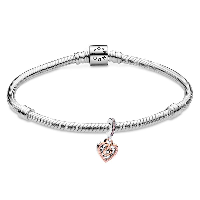 PANDORA - Set Pandora Pulseradoble Corazón