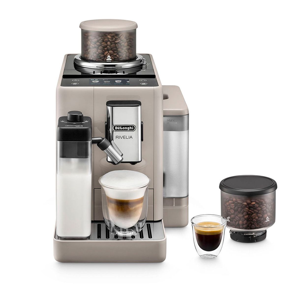 DELONGHI - Cafetera Superautomática Rivelia Beige