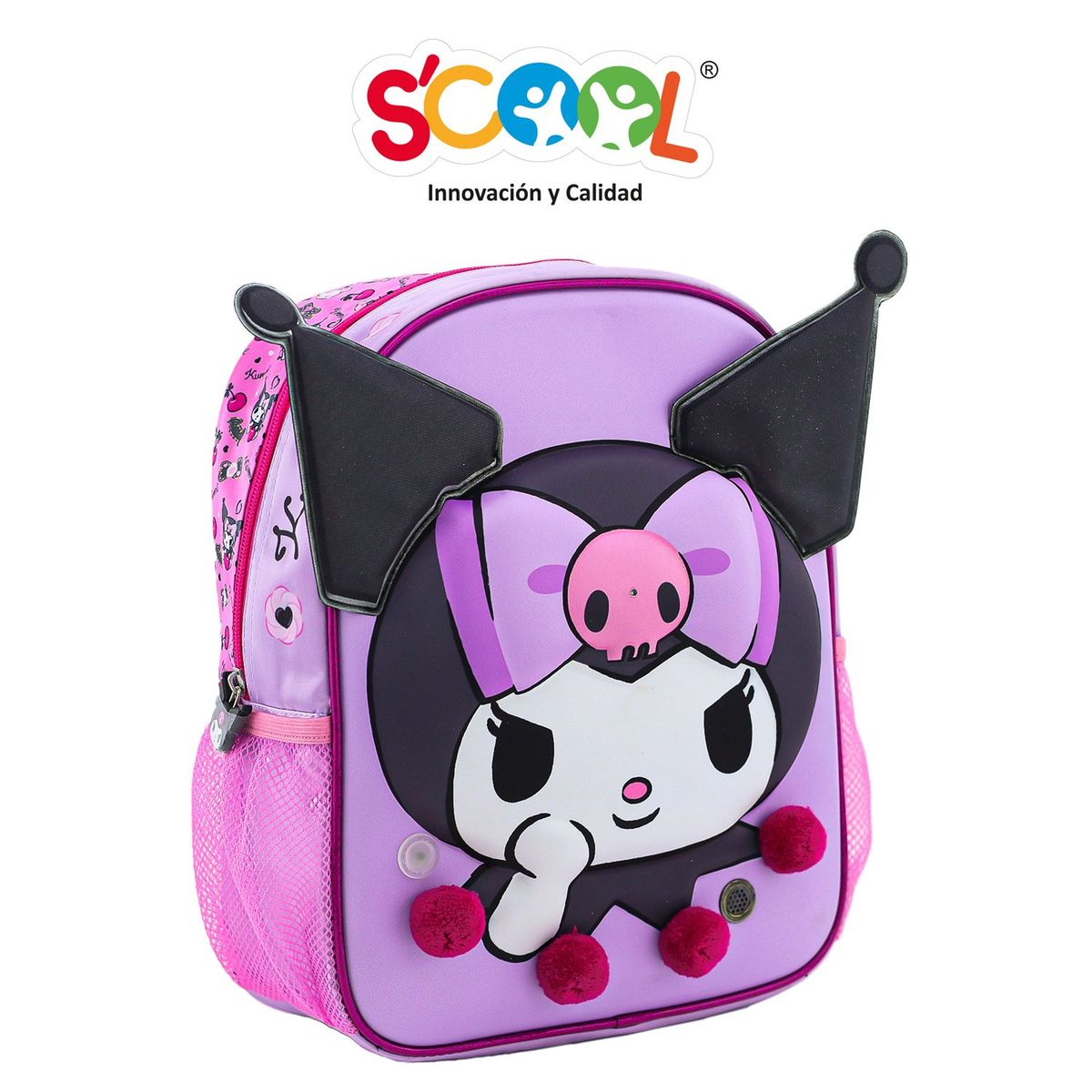 SCOOL - Mochila Infantil Con Luces Y Sonido Kuromi Scool