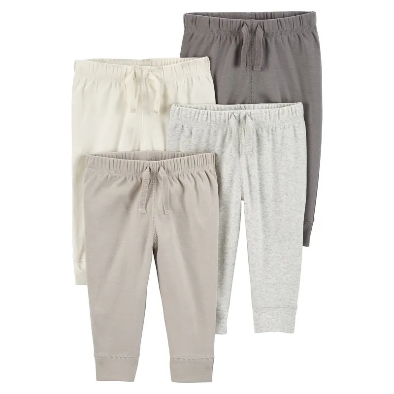 CARTER'S - Pantalón Bebé Niño Niña Pack X4 Algodón Carters