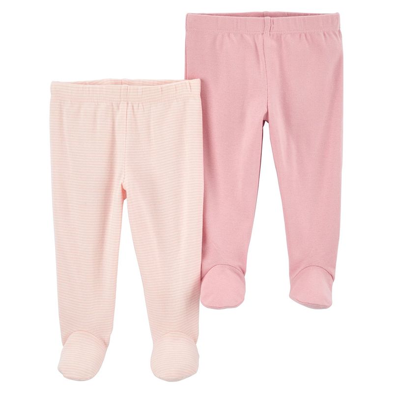 CARTER'S - Pantalón Bebé Niña Pack X2 Algodón Carters