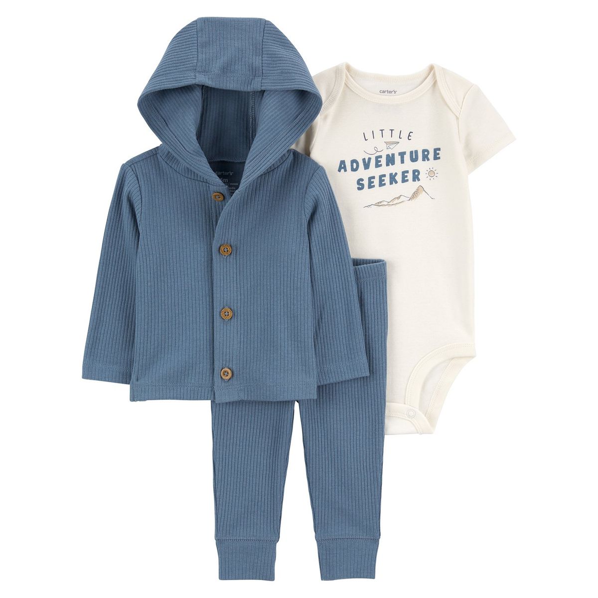 CARTER'S - Conjunto Bebé Niño 3 Piezas Algodón Carters