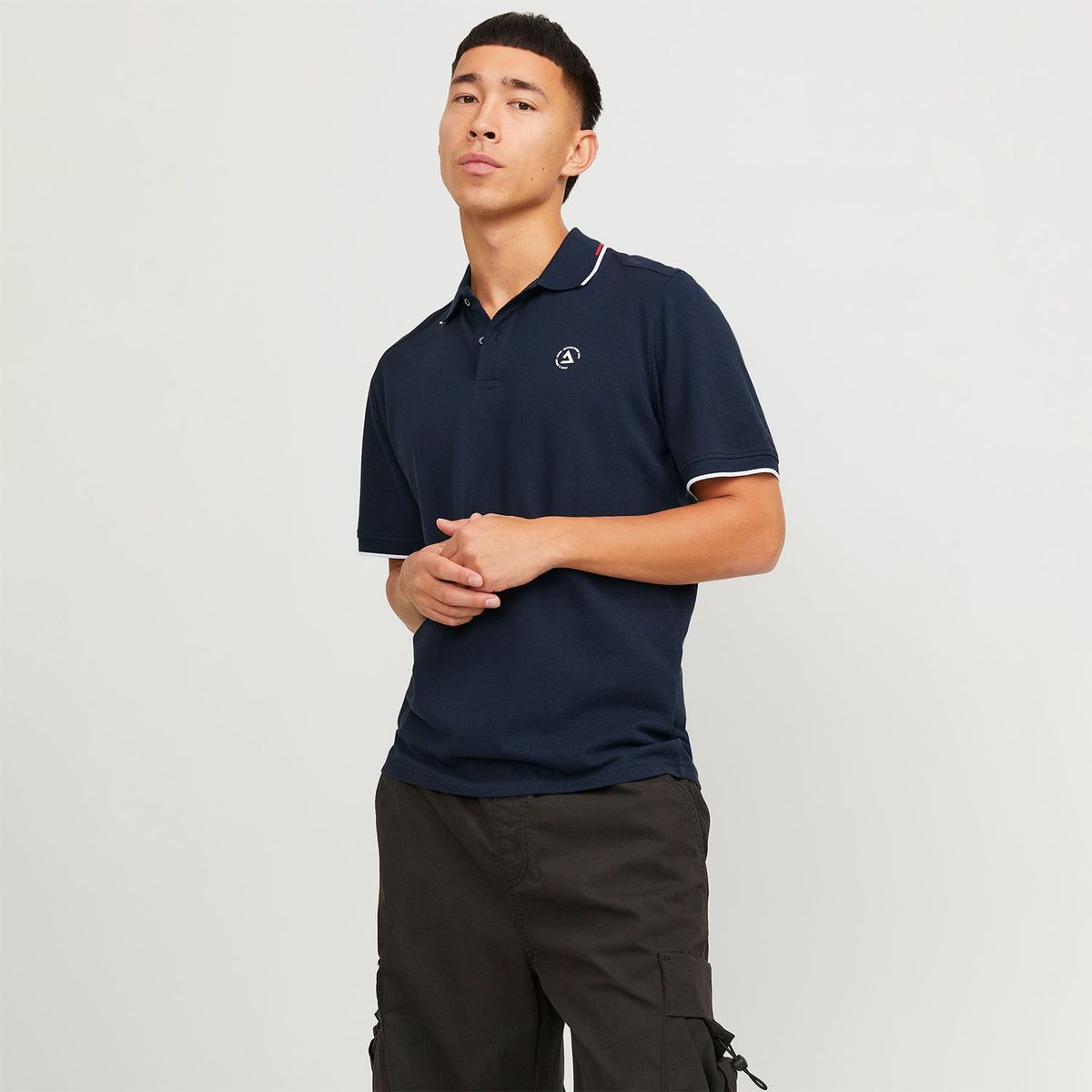 JACK&JONES - Polo Manga Corta 100% Algodón Hombre Jack & Jones