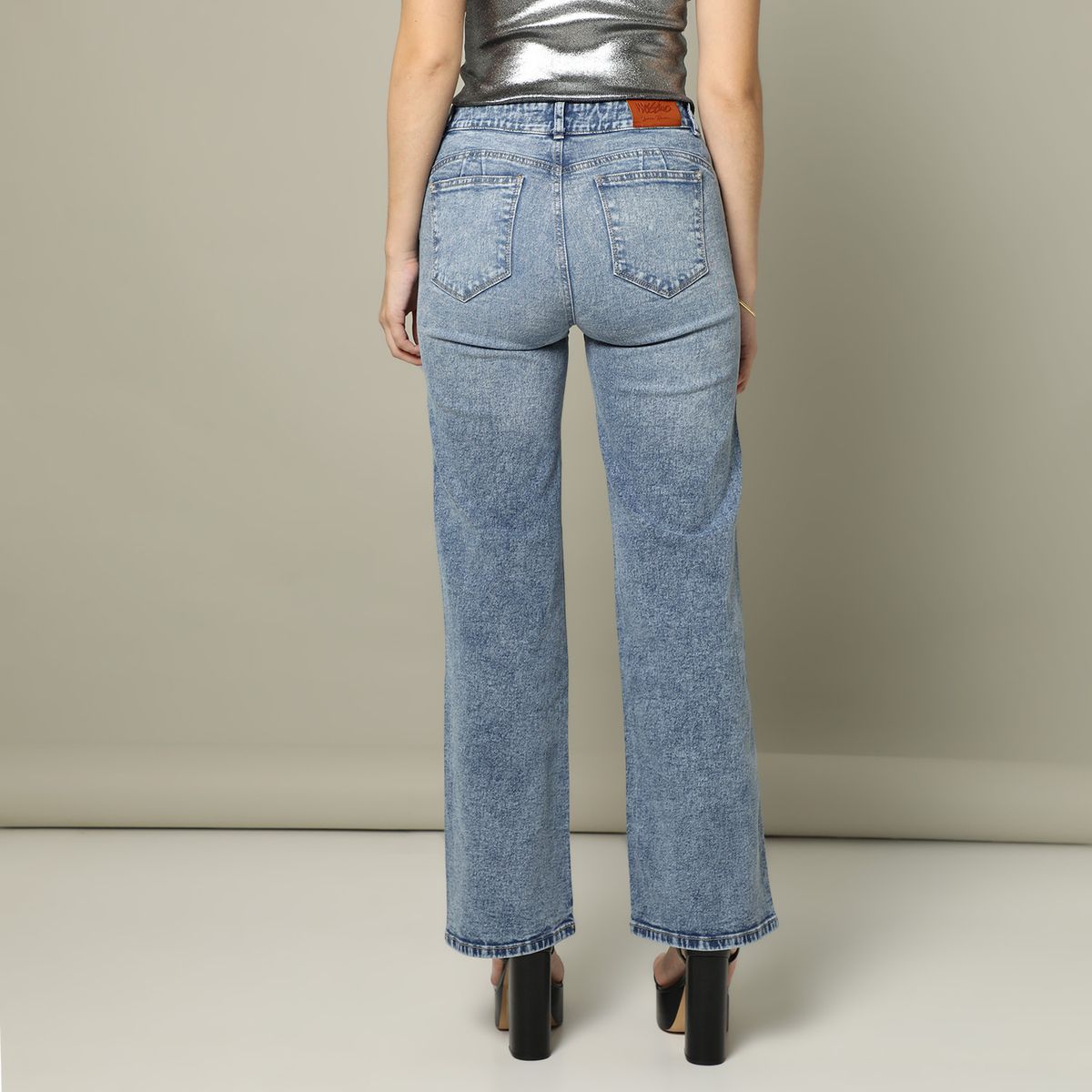MOSSIMO - Jean Straight Algodón Mujer Mossimo