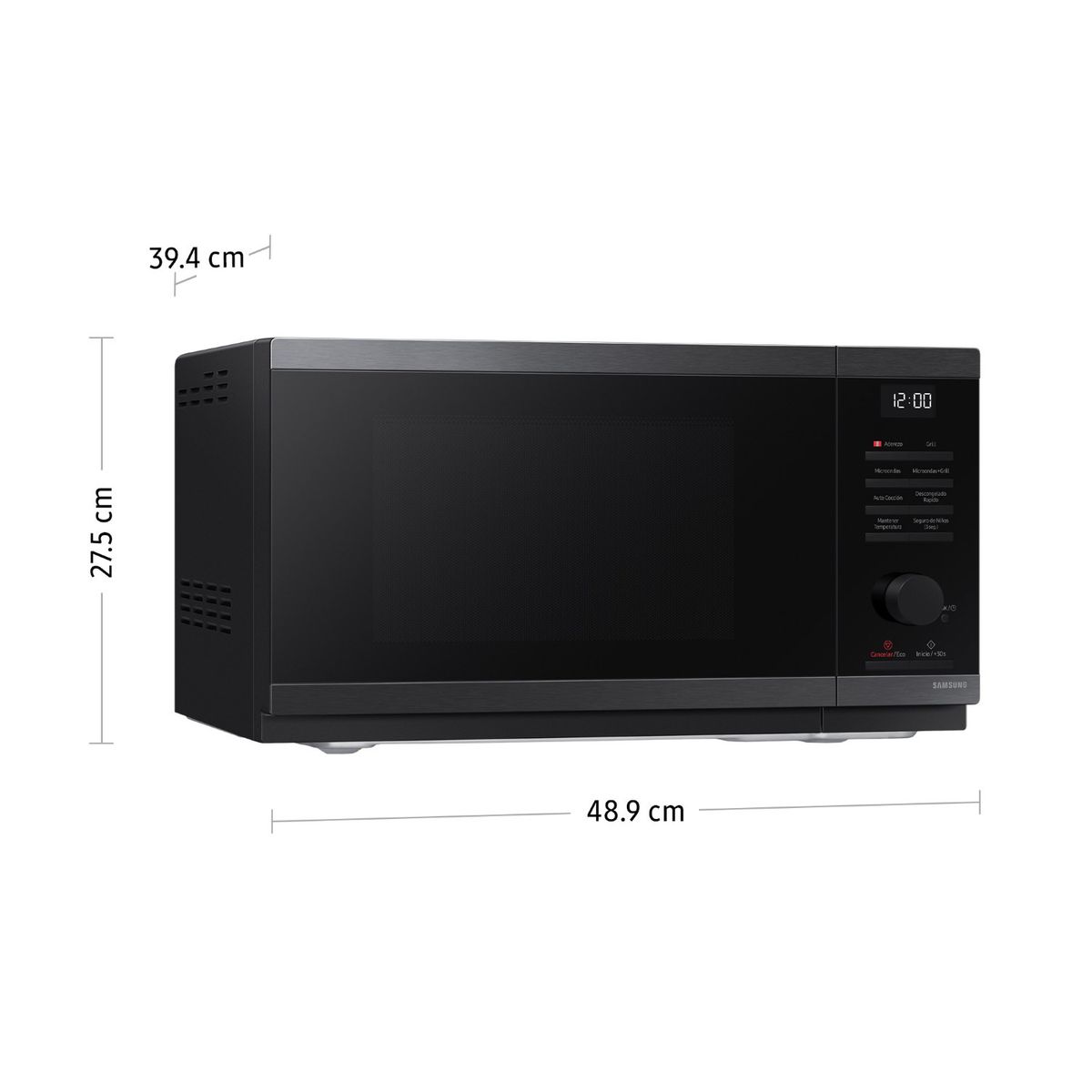 SAMSUNG - Horno Microondas Cheff Samsung 23L MG23DG4524AGPE con Dorador