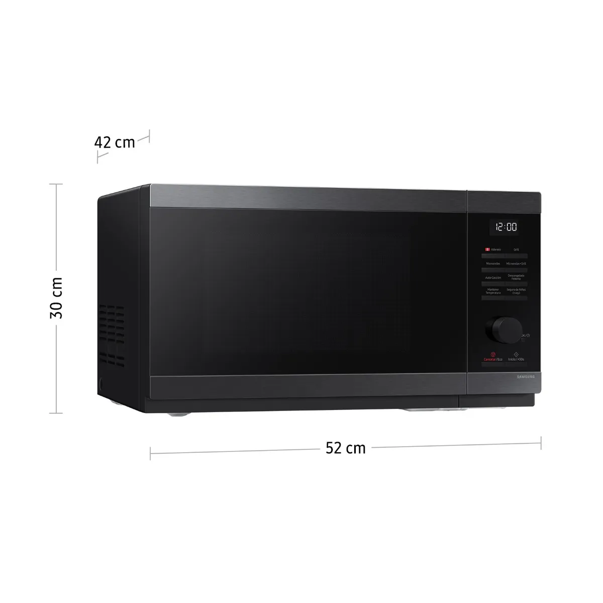 SAMSUNG - Horno Microondas Cheff Samsung 32L MG32DG4524AGPE con Dorador