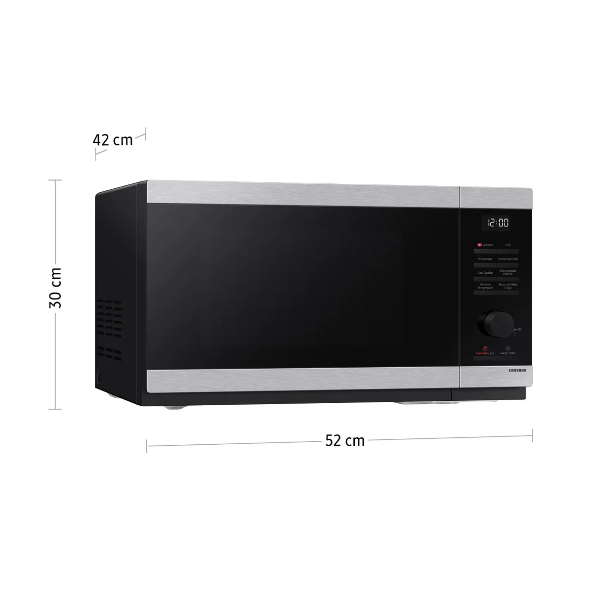 SAMSUNG - Horno Microondas Cheff Samsung 32L MG32DG4524ATPE con Dorador
