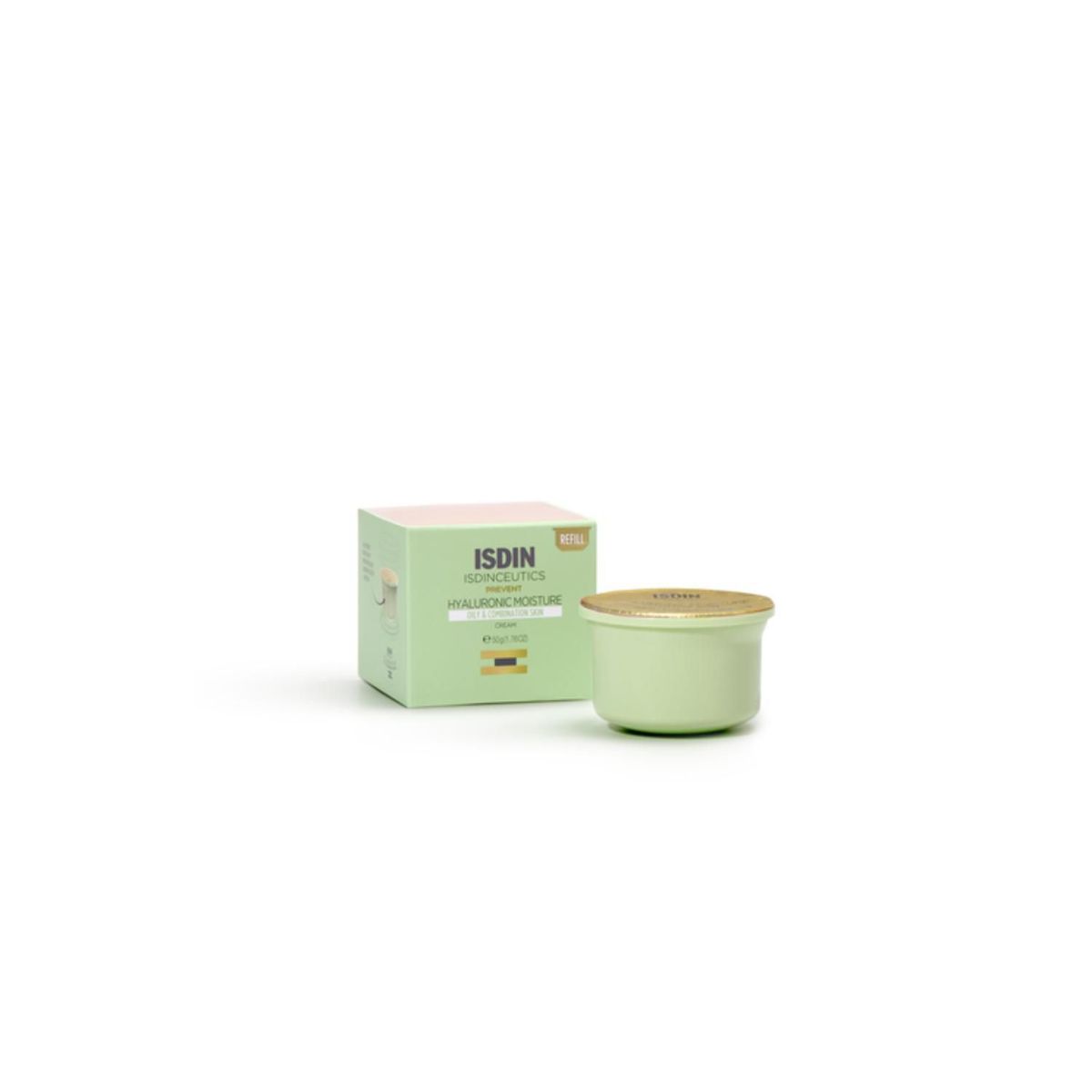 ISDIN - Isdin IsdinCeutics Refill Hyaluronic Moisture Oily Skin 50ml - Crema Hidratante Con Ácido Hialurónico 
