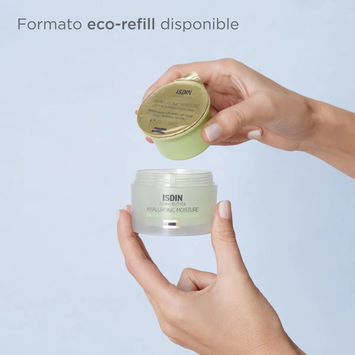 ISDIN - Isdin IsdinCeutics Refill Hyaluronic Moisture Oily Skin 50ml - Crema Hidratante Con Ácido Hialurónico 