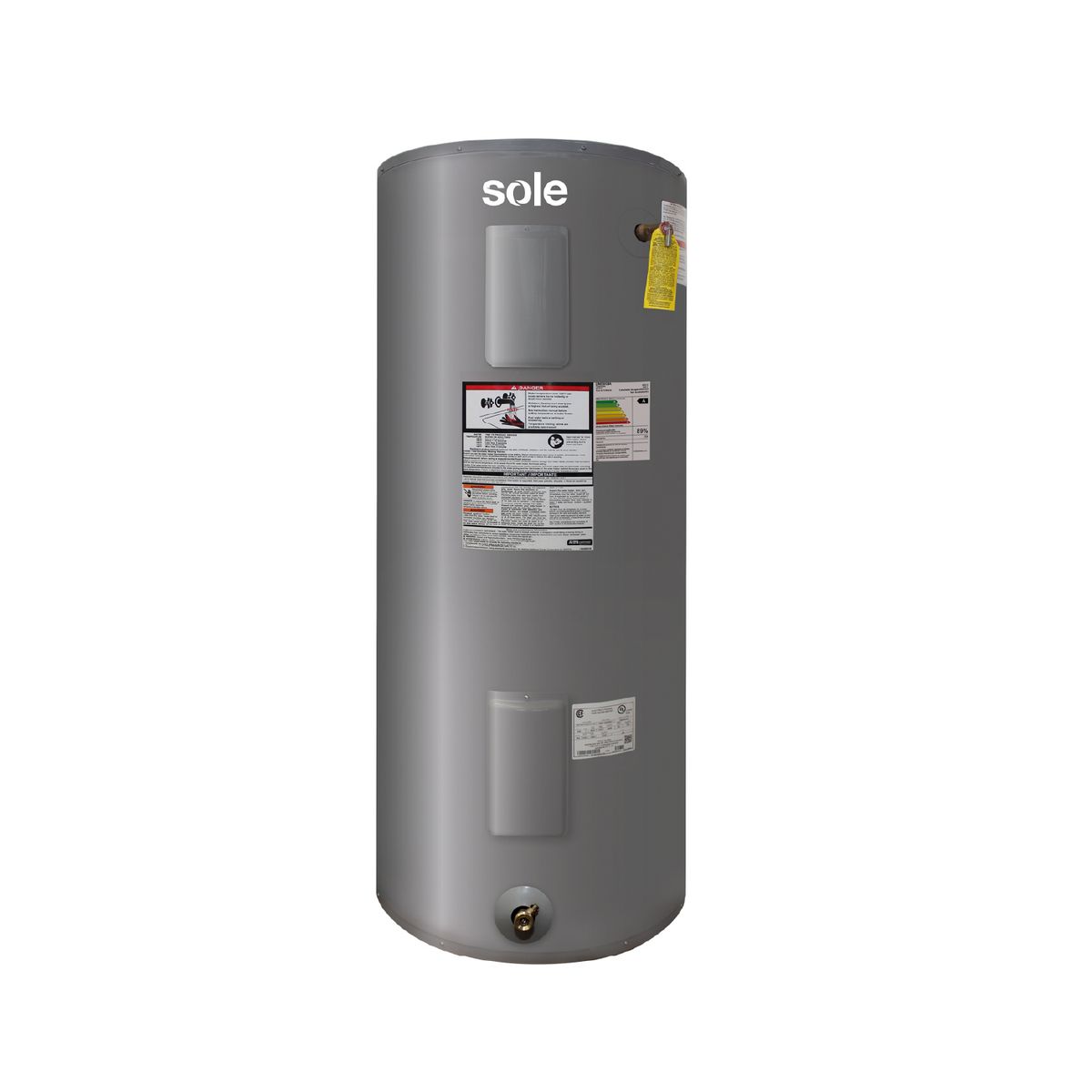 Sole - Termotanque Sole Eléctrico 250L C/Acc