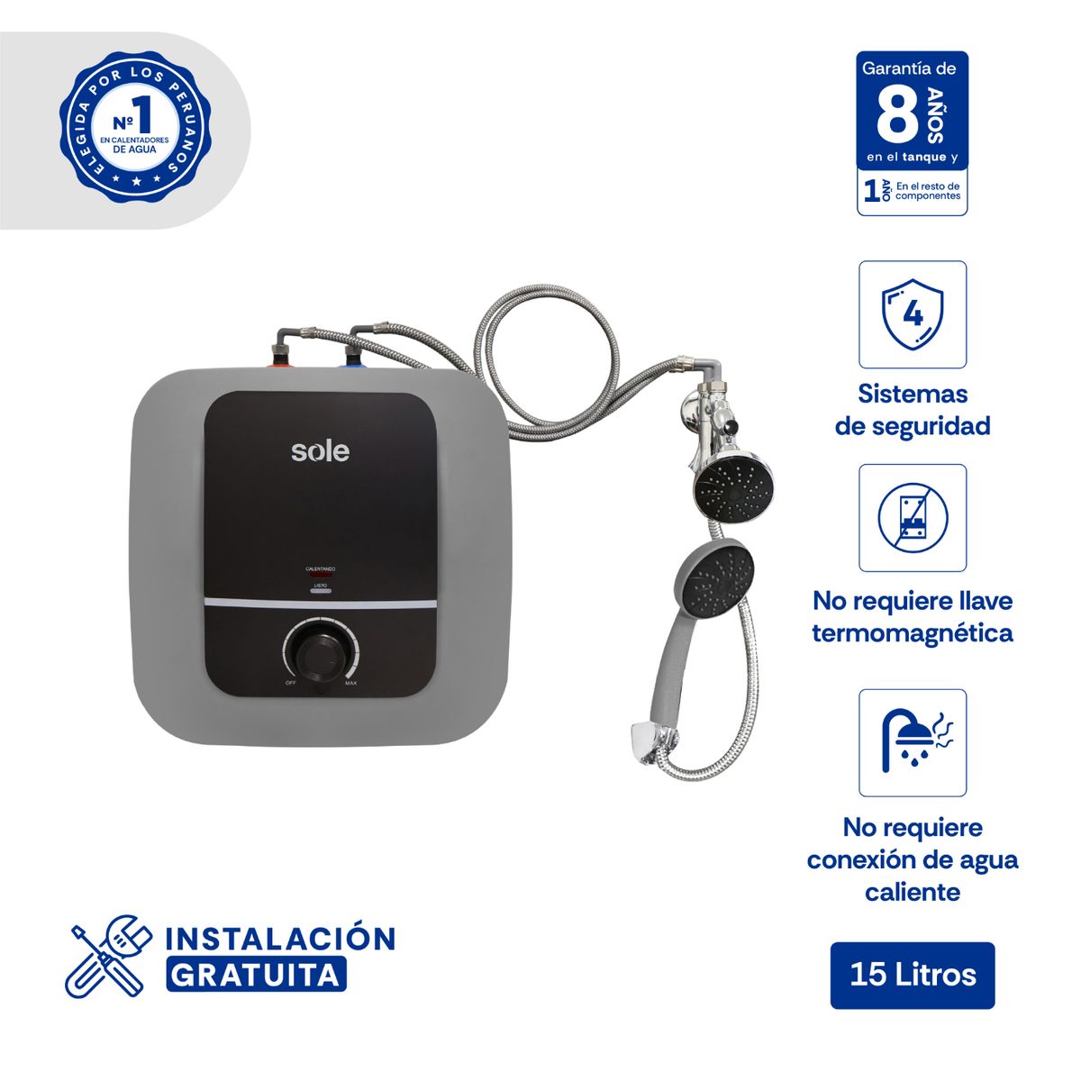 SOLE - Rapiducha Sole Solución 15 Litros P/Pared