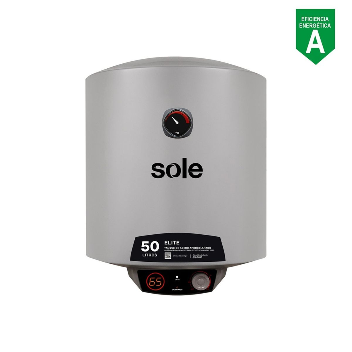 SOLE - Terma Eléctrica Sole Elite 50L P/Pared