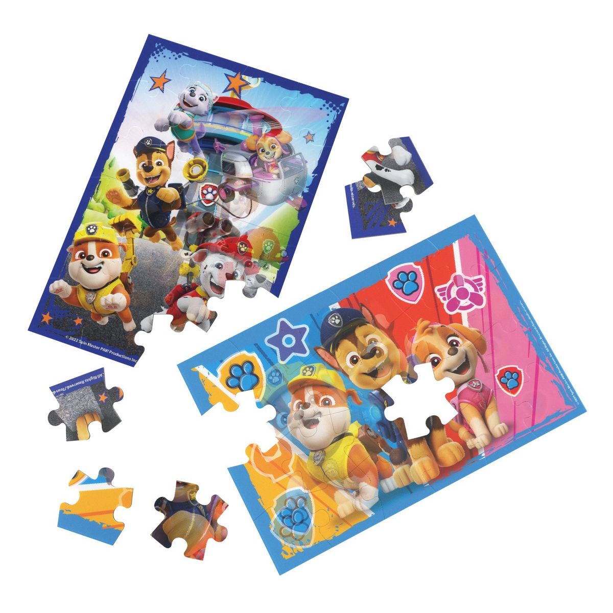 SPIN GAMES - ROMPECABEZAS LENTICULAR 2 EN 1 PAW PATROL PAW PATROL