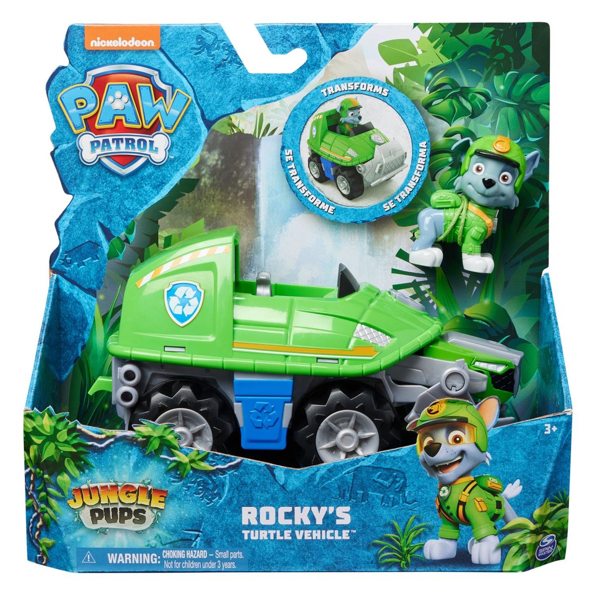 PAW PATROL - Vehiculo Tematico Jungle Rocky Paw Patrol