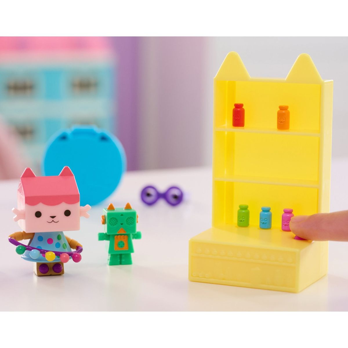 LA CASA DE GABBY - Set Figura Bobble Kitty  Gabbys Dollhouse